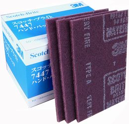 3Mスコッチブライト7447ハンドパッド